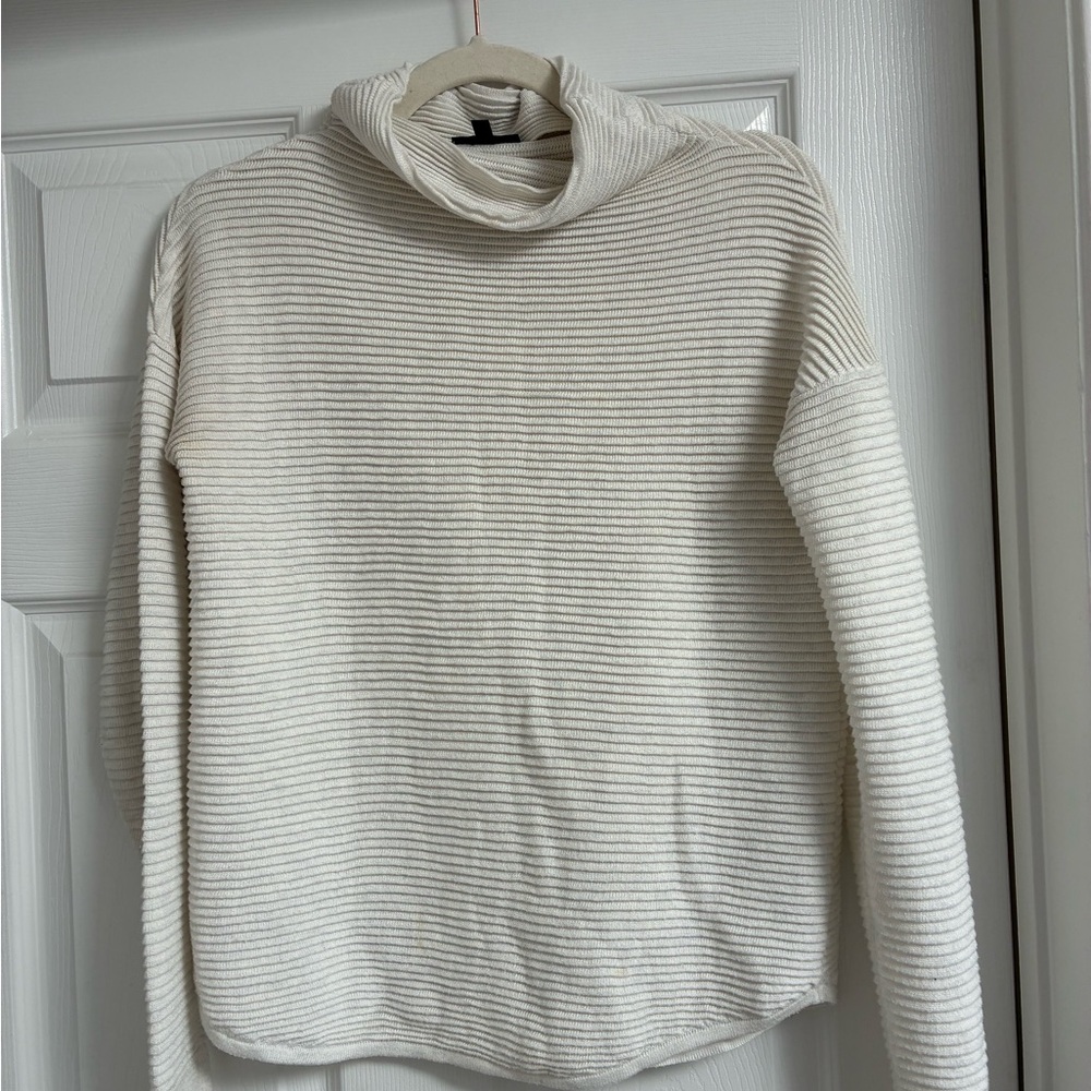 Dynamite Ribbed Cowl Neck Sweater